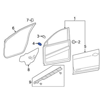 Nissan OE - Right Door Shell Insulator