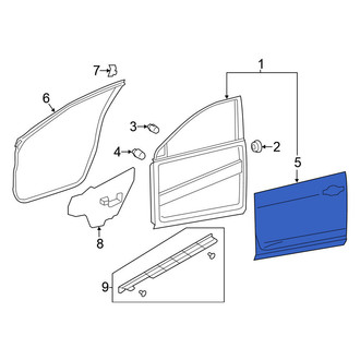 Nissan OE - Front Right Outer Door Outer Panel
