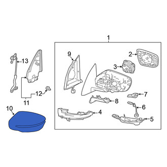Nissan OE - Front Right Door Mirror Cover