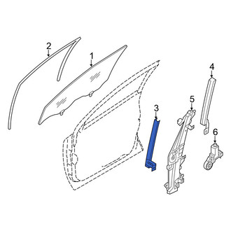 Nissan OE - Front Left Window Regulator Rail