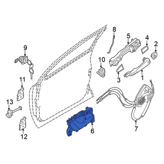 Nissan OE - Front Left Inner Interior Door Handle