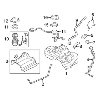 Nissan OE - Fuel System Components