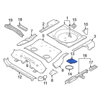 Nissan OE - Right Trunk Floor Access Cover