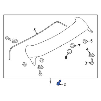 Nissan OE - Radio Speaker Bolt