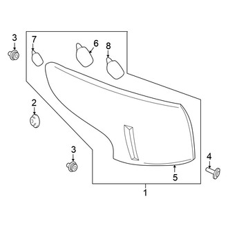Nissan OE - Rear Left Tail Light Assembly