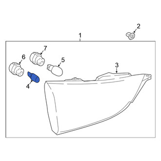 Nissan OE - Rear Brake Light Bulb