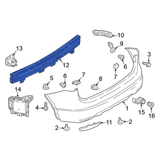 Nissan OE - Rear Bumper Impact Bar
