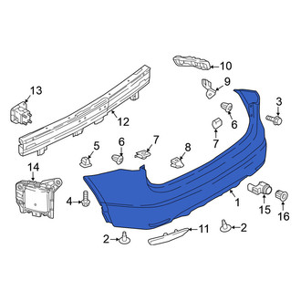 Nissan OE - Rear Bumper Cover