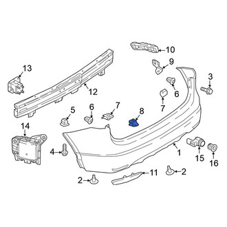 Nissan OE - Bumper Cover Retainer
