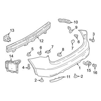 Nissan OE - Rear Bumper - Bumper & Components