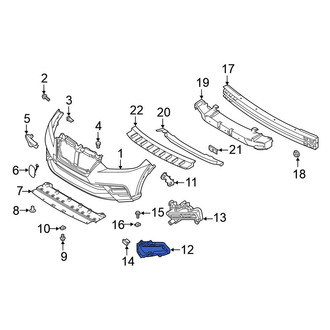 Nissan OE - Front Left Fog Light Trim