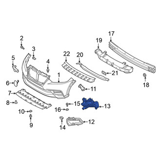 Nissan OE - Front Left Fog Light Trim