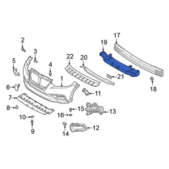 Nissan OE - Front Bumper Impact Absorber