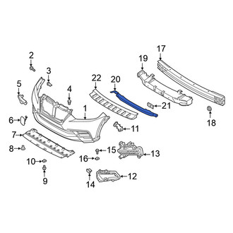 Nissan OE - Front Bumper Cover Reinforcement