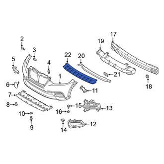 Nissan OE - Front Lower Bumper Impact Absorber