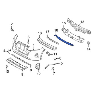 Nissan OE - Front Bumper Cover Reinforcement