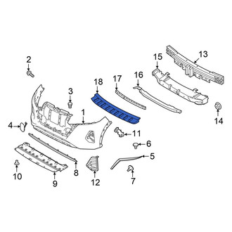 Nissan OE - Front Lower Bumper Impact Absorber