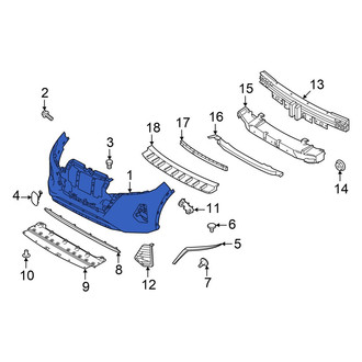 Nissan OE - Front Bumper Cover