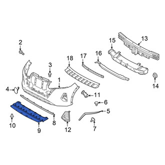 Nissan OE - Front Lower Stone Deflector
