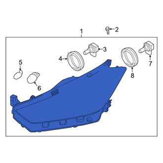Nissan OE - Front Left Headlight Assembly