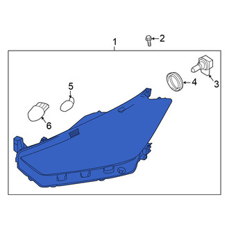 Nissan OE - Front Left Headlight Assembly