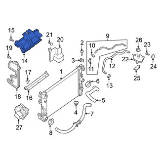 Nissan OE - Front Upper Radiator Support Access Cover