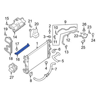 Nissan OE - Front Lower Radiator Support Access Cover