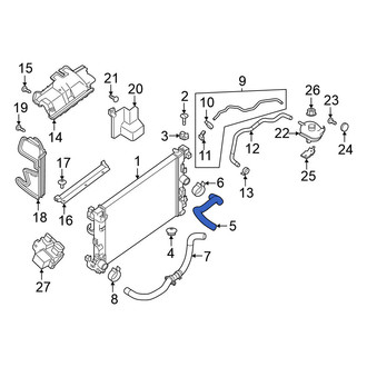 Nissan OE - Lower Radiator Coolant Hose