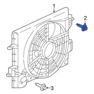 Nissan OE - Engine Cooling Fan Shroud Screw