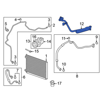 Nissan OE - A/C Pipe