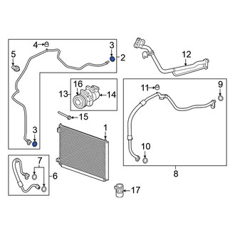 Nissan OE - A/C Refrigerant Line O-Ring