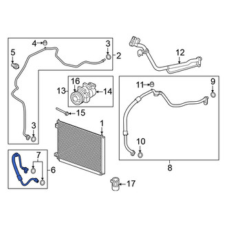 Nissan OE - A/C Refrigerant Discharge Hose