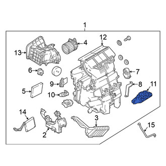Nissan OE - Front HVAC Temperature Control Panel