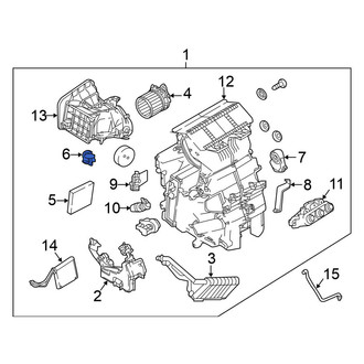Nissan OE - HVAC Air Inlet Door Actuator
