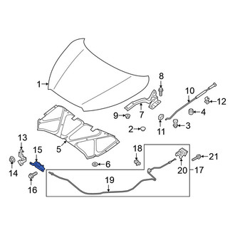 Nissan OE - Front Hood Lock