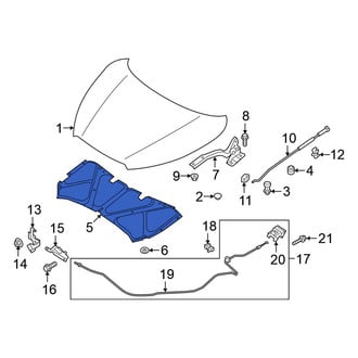 Nissan OE - Hood Insulation Pad