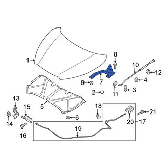 Nissan OE - Front Left Hood Hinge
