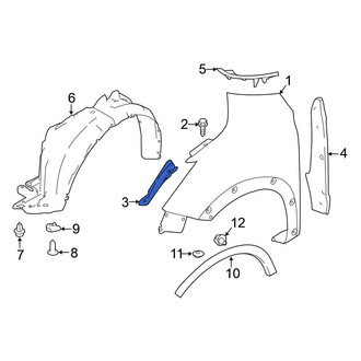 Nissan OE - Front Left Fender Molding Bracket