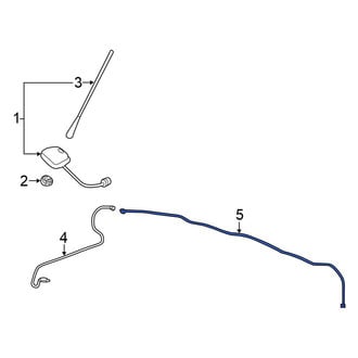 Nissan OE - Rear Antenna Cable