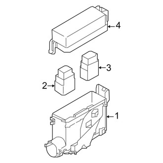 Nissan OE - Electrical - Fuse & Relay (Engine Compartment, Passenger Side), (S / SR / SV)
