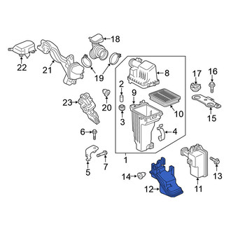 Nissan OE - Lower Engine Air Intake Resonator
