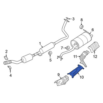 Nissan OE - Center Front Floor Pan Heat Shield