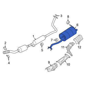 Nissan OE - Exhaust Muffler