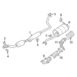 Nissan OE - Exhaust System - Exhaust Components