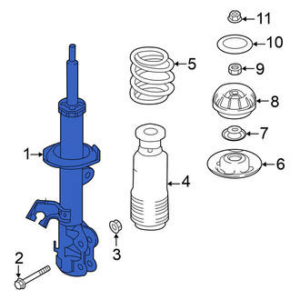 Nissan OE - Front Left Suspension Strut