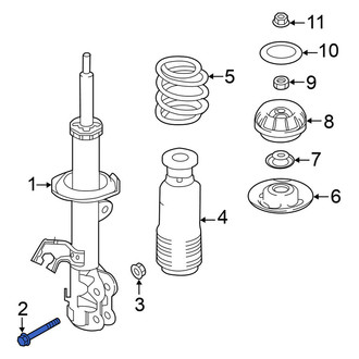 Nissan OE - Suspension Strut Bolt
