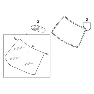 Nissan OE - Windshield - Glass