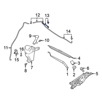 Nissan OE - Front Right Windshield Washer Nozzle