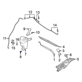 Nissan OE - Hood Release Handle Bolt
