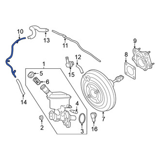 Nissan OE - Front Brake Vacuum Hose